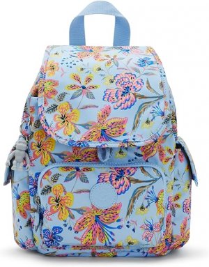 Женский мини-рюкзак City Pack , полевые цветы Kipling