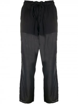Укороченные брюки с завышенной талией Kristensen Du Nord. Цвет: черный