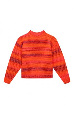 Пуловер MSGM kids. Цвет: оранжевый
