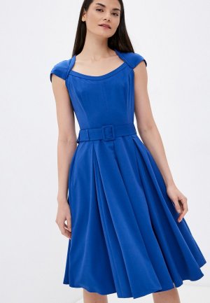 Платье BGL. Цвет: синий