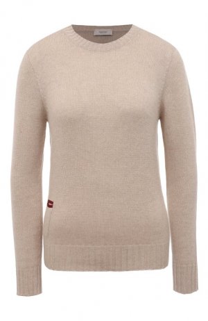 Кашемировый пуловер Agnona. Цвет: бежевый