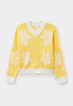 Пуловер Acoola. Цвет: желтый