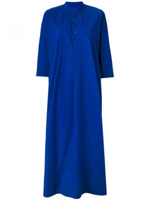 Платье-рубашка Labo Art. Цвет: синий