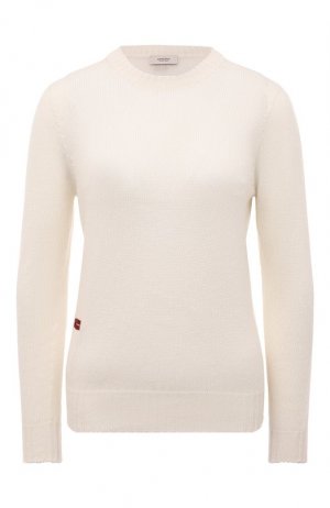 Кашемировый пуловер Agnona. Цвет: кремовый