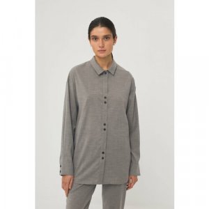 Рубашка , размер M, серый Alexandra Talalay. Цвет: серый