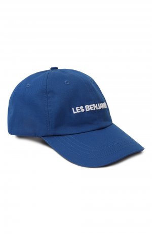 Хлопковая бейсболка Les Benjamins. Цвет: синий