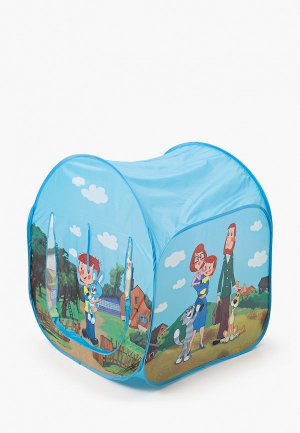 Палатка игровая ЯиГрушка самораскладывающаяся, Простоквашино, 80*80*95 см. Цвет: разноцветный