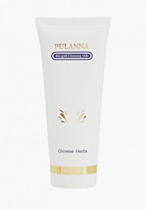 Средство для снятия макияжа Pulanna Очищающее молочко с золотом, Bio-gold Milk, 90г. Цвет: белый