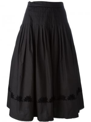 Pleated skirt Tomas Maier. Цвет: чёрный