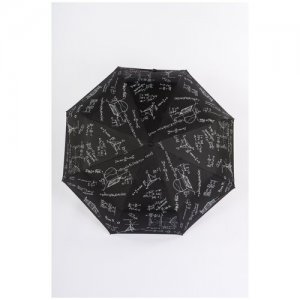 Зонт складной Формулы KW041-000075 Черный Kawaii Factory