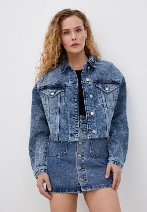 Куртка джинсовая Gloria Jeans. Цвет: синий
