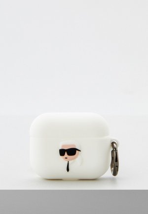 Чехол для наушников Karl Lagerfeld Airpods Pro. Цвет: белый