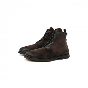 Замшевые ботинки Alexander Hotto. Цвет: коричневый
