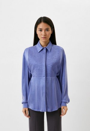 Рубашка Sorelle Trapunto. Цвет: фиолетовый