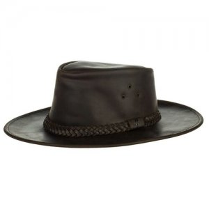 Шляпа ковбойская HERMAN AUSTRALIAN, размер 57. Цвет: коричневый