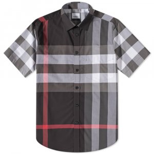 Рубашка Short Sleeve Somerton Large Check Shirt Burberry