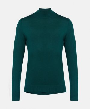 Пуловер с высоким воротником , темно-зеленый Drykorn