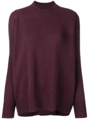 Трикотажный свитер Oyuna. Цвет: красный