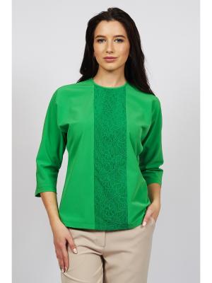 Блузка SOFIANA. Цвет: зеленый