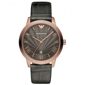 Наручные часы Retro, коричневый, черный EMPORIO ARMANI. Цвет: коралловый