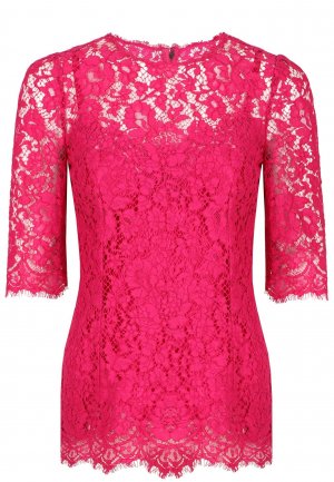 Блуза DOLCE&GABBANA. Цвет: розовый