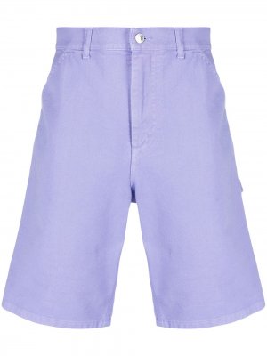 Джинсовые шорты MSGM. Цвет: фиолетовый