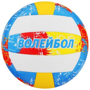 Мяч волейбольный onlytop, пвх, машинная сшивка, 18 панелей, размер 5 ONLYTOP