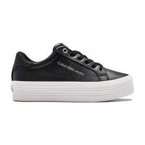 VULCANIZED FLATFORM CALVIN KLEIN. Цвет: черный