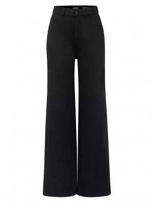 Джинсы Hepburn с широкими штанинами в винтажном стиле Dl1961 Premium Denim, черный Denim