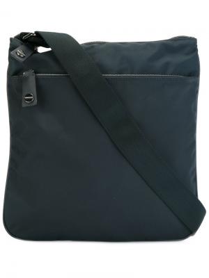 Средняя сумка через плечо Borbonese. Цвет: синий