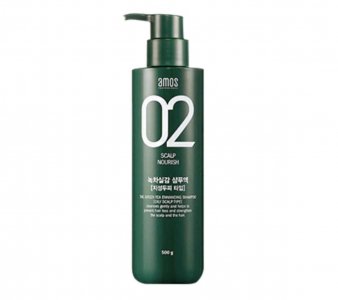 Amos 02 Scalp Feel Green Tea Shampoo For Oily, Anti Hair Fall 500гр. AMORE PACIFIC