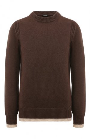 Кашемировый свитер Kiton. Цвет: коричневый
