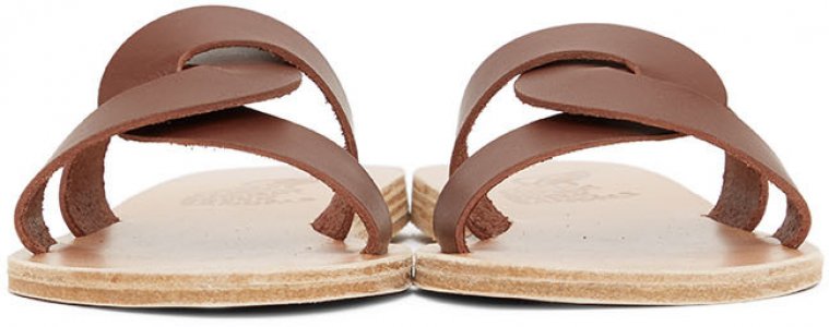 Brown Desmos Sandals Ancient Greek. Цвет: chestnut