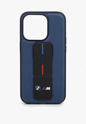 Чехол для iPhone BMW 15 Pro, GripStand. Цвет: синий