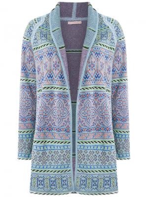 Knitted jacket Cecilia Prado. Цвет: синий