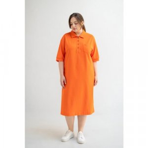 Платье REGINA, MODRESS. Цвет: оранжевый
