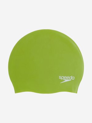Шапочка для плавания , Зеленый, размер 52-58 Speedo. Цвет: зеленый