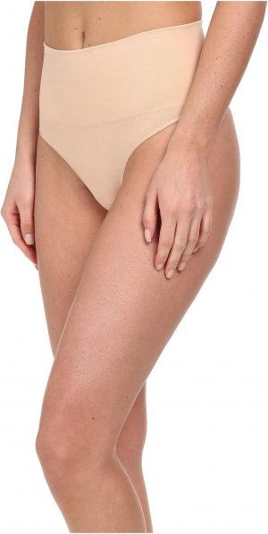 SPANX Корректирующее белье для женщин, трусики-стринги коррекции живота на каждый день, цвет Soft Nude