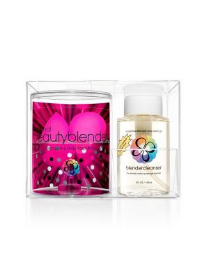 Спонж Beautyblender 2 спонжа original и очищ гель blendercleanser 150 мл. Цвет: розовый