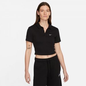 Женская футболка поло Sportswear Essentials с коротким рукавом DV7885-010 Nike