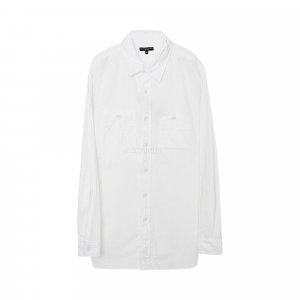 Фланелевая рабочая рубашка , цвет Белый Engineered Garments