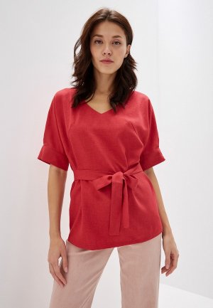 Блуза Yuna Style. Цвет: красный