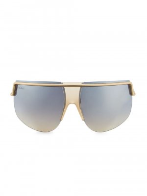 Солнцезащитные очки Sophie 70MM с зеркальной защитой , золотой Max Mara