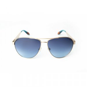 Солнцезащитные очки , синий Baldinini. Цвет: золотистый/синий