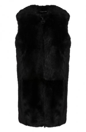 Меховой жилет Givenchy. Цвет: чёрный