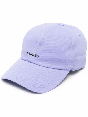 Embroidered logo baseball cap SANDRO. Цвет: фиолетовый