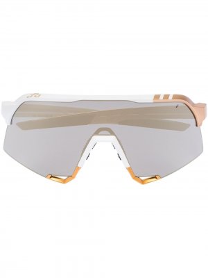 Спортивные солнцезащитные очки S3 100% Eyewear. Цвет: белый