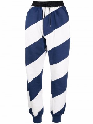 Спортивные брюки в полоску Vivienne Westwood. Цвет: синий