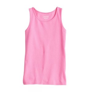 Майка Essential для девочек 4–12 лет , розовый Jumping Beans