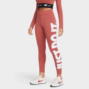Женские леггинсы с высокой талией Sportswear Essential JDI, розовый Nike